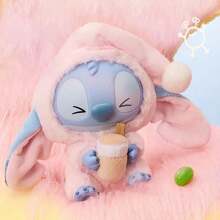 Miniso 迪士尼史迪奇睡眠零食系列盲盒，1件隨機發貨，可愛睡眠史迪奇食物主題，輕巧便攜，高收藏價值，強裝飾吸引力，送女友和同學的完美禮物 - 彩色 - 查看 9