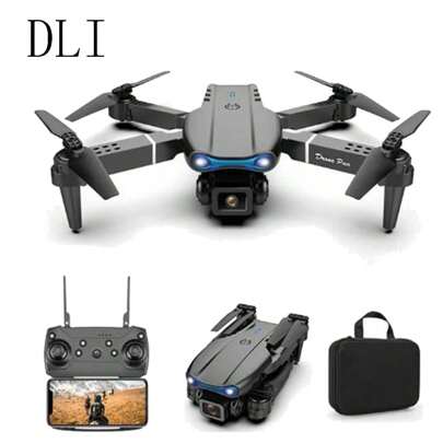 Dli E99pro Drone 4k hd Câmera Dupla Dobrável Quadcopter Fotografia Aérea Rc Helicópteros Profissional Wifi Fpv Mini Dron Brinquedos