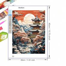 Diamond Painting Kits For Adults - Woman's Flower DIY 5D Diamond Art Kits Full Drill Diamond Dots Paintings With Diamonds Gem Art And Crafts Home Decor 12x16inch - 30*40cm - View 4