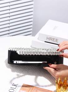 Rhinestone Butterfly Glitter Shiny Clutch Purse, Elegant Glitter Handbag, Classic Creative Evening Clutch Bag Suitable For Valentine's Day Gift, Wedding, Gala, Party, Birthday Gift - View 9