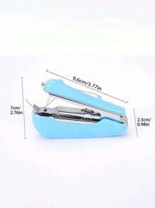 1 Mini Sewing Machine, Portable Sewing Machine, Handheld Sewing Machine, Quick Sewing Machine, Simple Sewing Machine, Emergency Sewing Tool, Travel Essential, Home Sewing, Practical Small Tool, Easy To Operate, Light And Convenient, Space-Saving, Creative Handcrafted, Home Life, Autumn And Winter Style, Suitable For Student Dormitory, Christmas Decorations, Christmas, Thanksgiving, New Year's Eve Gift. - Multicolor - View 9