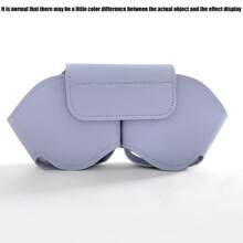 1 Funda para Air Pods Max - Funda protectora de PU mejorada para auriculares, anti-arañazos y anti-polvo, admite modo de reposo, estuche de viaje portátil