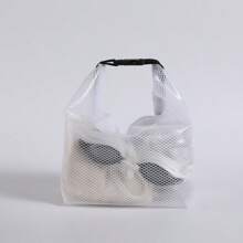 Transparent Waterproof Bag Storage Organizer Bag, Clothing/Swimwear/Cosmetics Bag, Large Capacity, Portable For Outdoor Travel Toiletry Back To School Supplies