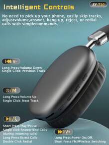 Reletech 极简无线耳机，超长续航，HiFi立体声，低延迟，适用于智能手机、电脑和游戏