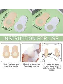 10 Stück/20 Stück praktische einweg Brustlifting Tapes - Super diskrete unsichtbare selbstklebende Brustblüten, entwickelt für den Komfort und das Selbstvertrauen von Frauen, Wäsche und Accessoires