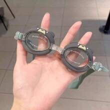 1/2pcs Unicorn Bear Swimming Goggles Cute Waterproof And Anti-Fog Children's Cartoon Swimming Goggles Learning Swimming Goggles With Adjustable Straps Swimming Goggles, Anti Fog & Waterproof HD Swim Eyewear, Pool Water Play