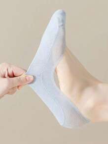 1/7 Pairs Of Summer Multi-Color Women's Short Socks, Low-Top Boat Socks, No Show Socks