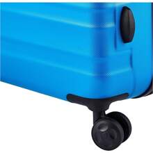 Basics Hardside Hand Luggage Carry On Suitcase, ABS Hardshell Expandable Cabin Suitcase With 4 Spinner Wheels, 55 Cm, Light Blue - Light Blue - View 11