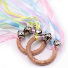 彩色緞帶戒指孩子們的舞蹈道具玩具