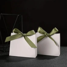 5/15/25 件加厚纸板迷你礼品袋婚礼空白礼品盒生日小派对礼品盒包装 - 彩色 - 查看 8