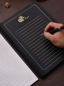 10 张/包 A4 玫瑰金箔书写纸，浪漫情书文具，适用于日常办公、生日、礼物、邀请卡、感恩节和情人节装饰、圣诞节 - 彩色 - 查看 26