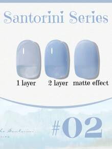 10ml Spring Summer Santorini Series Blue Green Gel Nail Polish 2025 New Internet Celebrity Popular Ice Transparents Blue Nail Professional For Nail Salons Nail Art Nail Supplies