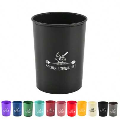 1pc Kitchen Utensil Holder Set & Kitchen Countertop Organizer Desktop Utensil Storage Bucket For Chopsticks And Flatware Kitchen Utensils Storage