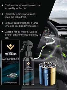 Car Deodorant, Car Fragrance, Deodorant, Fresh Air, Lasting Fragrance, Multi-Purpose Freshener, Car Mounted Fragrance Outlet, Car Air Freshener, Deodorant, Air Freshener, Solid Air Freshener, Osmanthus Car Products - Multicolor - View 8