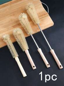 1 件加长木柄杯刷，奶瓶保温杯清洁刷，破壁机清洁工具，简约风格易于存放无死角，清洁力强，适用于家庭使用，厨房，家居，厨房用品