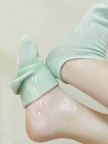 1 Pair Moisturizing Gel Socks, Soft Hydrating Gel Socks For Repairing And Softening Cracked Feet - Multicolor - View 8