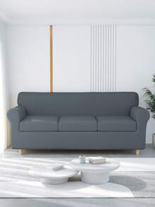 1 Set Plush Velvet 5-Seat Sofa Cover, Pet Friendly Slipcover For Home Living Room Bedroom