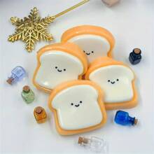 1 件超柔软的 Squishy Toast 玩具 - 可爱的笑脸设计，慢回弹，易于清洁，青少年减压玩具，由合成橡胶制成，有趣的桌面装饰，办公室压力释放可爱玩具 - 彩色 - 查看 7