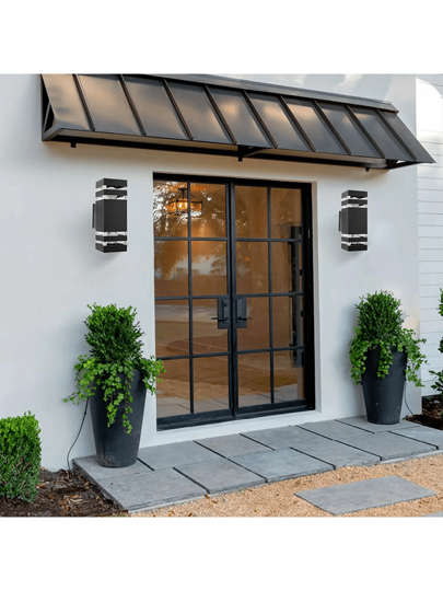 CANMEIJIA 1PC Acrylic LED Wand Lamp Indoor Outdoor Waterproof Verlichting E27 Up Down Porch Lights Home Corridor Garden Lighting Fixture, ation, In Gardens/Corridors/Stairs/Streets/Balconies view 4