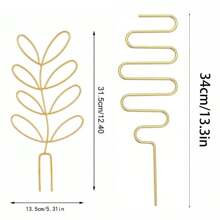 1 件植物棚架、植物网格棚架、藤蔓攀爬支架、装饰框架、花园盆栽植物装饰、家居装饰礼物 - 彩色 - 查看 2