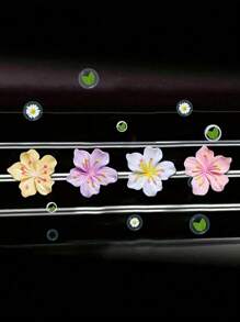 4 件装汽车出风口装饰精美桃花汽车空调装饰 - 均碼 - 查看 7