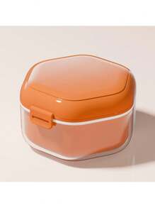 Invisible Braces Cleaning Box, Orthodontic Retainer Storage Box, Denture Storage Cleaning Box, Portable Accessories Storage