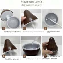 1个牛油果造型加湿器，130毫升/USB供电家用空气净化器，创新简约室内喷雾器 - 多色 - 查看 8