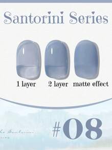 10ml Spring Summer Santorini Series Blue Green Gel Nail Polish 2025 New Internet Celebrity Popular Ice Transparents Blue Nail Professional For Nail Salons Nail Art Nail Supplies