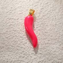 1 pezzo Ciondolo di peperoncino di lusso minimalista alla moda in rame, accessorio versatile fai da te per bracciale, collana, orecchini, portachiavi