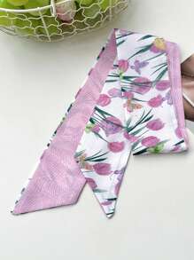 11pcs Women Floral Print Scarf Headband Set, Casual Elegant Daily Date Holiday Multi-Use Decorative Gift Hair Band Turban Headband Sweatband