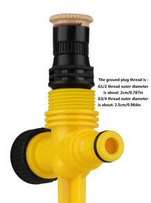 2个装花园360°旋转自动洒水器，多功能可调节地面插入式洒水器，新型洒水头大面积洒水器，草坪洒水器，用于农田蔬菜灌溉、草坪浇水、花卉浇水和绿色景观灌溉，花园，Riego Por Goteo，Jet Wash园艺用品 - 彩色 - 查看 7