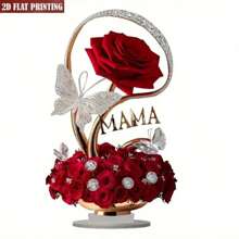 Mother's Day Flowers, Rose Gifts For Mom, Acrylic Eternal Rose, Present For Mom From Daughter And Son, 2D Flat, No Electricity Required, For Rose Gift For Mom, Wife Birthday Gift For Wife, A Woman's Best Friend And Girlfriend, Suitable For Valentine's Day, Thanksgiving, Mothers Gifts Day, For Home, Bedrooms, Tabletop Decor, Home Decor