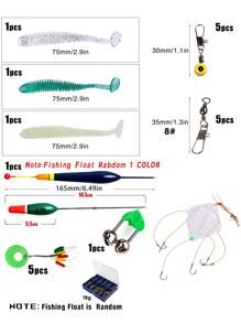 SOUGAYILANG Basic/Lightweight And Portable Complete Fishing Rod Kit – Telescopic 1.8M/5.9FT Rod, Spinning Reel & Accessories – Ideal For Beginner & Pro Anglers - Multicolor - View 9