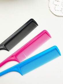 5pcs/Set Kids Hair Combs, Hair Parting Line Styling, Hairstyle Comb, Dressing & Brushing, Hair Braid - Multicolor - View 6