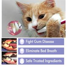 [Delivered Within 3 Days] 1/2/3 PCS Pet Oral Cleaning Cream Cat And Dog Cleaning Oral Odor, Tartar And Tooth Stain Whitening Cream - 50ml - View 4