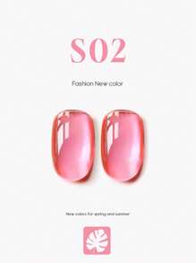 2026新款琥珀透明凝胶指甲油套装，12毫升。低调闪光玻璃底油，水晶猫眼凝胶指甲油。用途广泛，适合春夏使用。 - 彩色 - 查看 19