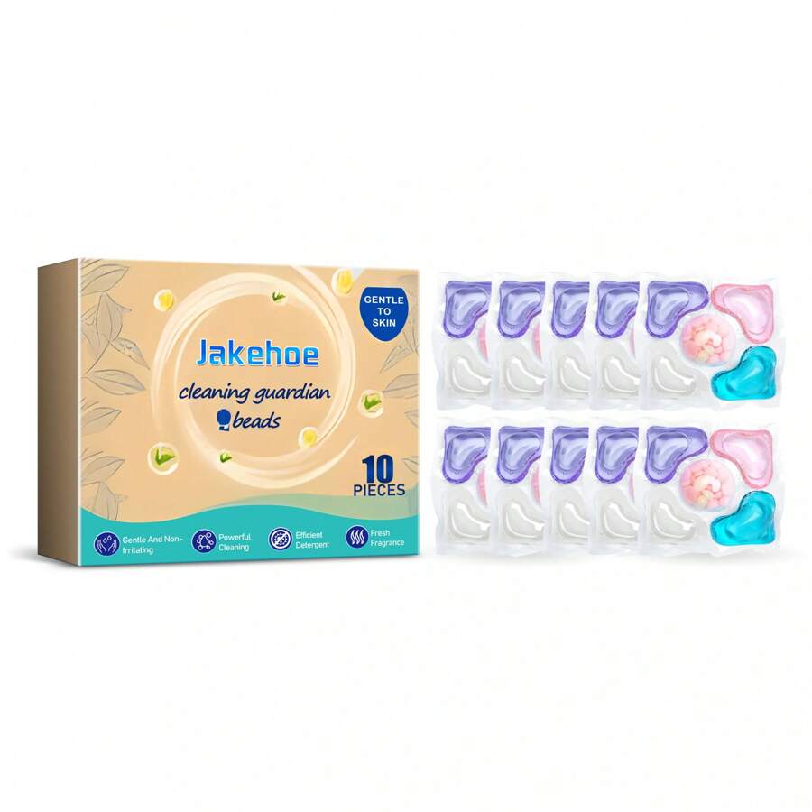 Scented Laundry Cleaning Pearls (5-In-1) 5-In-1 Scented Pearls For Softening, Cleaning, Removing Grease Stains, And Long-Lasting Fragrance - 1 - View 1