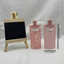 6 confezioni da 90ml di dispenser da viaggio in plastica per articoli da toeletta - contenitori liquidi in piedi a prova di perdite per shampoo, balsamo, lozione, bagnoschiuma | Plastica, inodore, senza lattice, per il ritorno a scuola