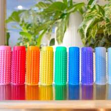 带刺压力缓解玩具、迷你疼痛玩具、带刺恶作剧玩具、成人趣味玩具、带刺圆柱体、2025 年新奇玩具 - 彩色 - 查看 8