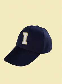 1pc A-Z Letter Kids Baseball Cap, Casual Solid Color Snapback Hip Hop Hat, Unisex Sun Protection - Multicolor - View 28