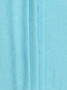 Abito midi minimalista di colore unito, casual