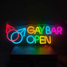 1pc Neon Sign Shaped Multicolor Decorative LED Lamp With USB, Suitable For Restaurants, Cafes, Snack Bars, Bars, Nightclubs, Clubs, Shops - Multicolor - View 17