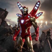 Serie Kunststatue Modell Zierfigur bewegliche Puppe Ironman, kann als Geschenk verwendet werden