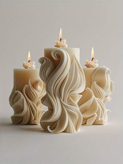 1pc Geometric Spiral Silicone Mold, Spiral Shaped Design - Suitable For Aromatherapy Candles, Soap, Wax, Resin Casting, Cake Desserts, Mousse Decoration, Suitable For Valentine's Day, Mother's Day, Holiday Gifts, Birthday Gifts, DIY Decorations