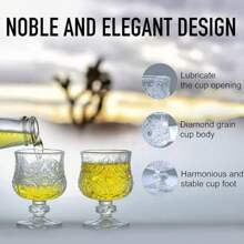 6PCS Family Holiday Decoration Vibe: Butterfly Pattern, Embossed Wine Glass, Small Tall Leg Wine Glass, Creative Crystal, One Bite Glass, Creative Personality, Wine Cover, Table, Festive Decoration, Accessories