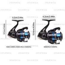SHIMANO Carrete de pesca giratorio SHIMANO NEXAVE FI 1000 2500 C3000 4000 C5000HG 2021, con bobina AR-C, Body G FREE, para pesca en aguas saladas