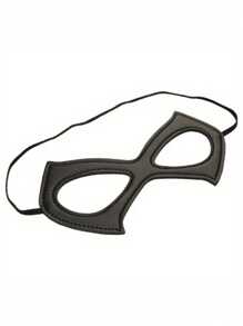 1 mască neagră din piele ecologică, ochi de pisică - temă sexy cu pirat, bandă elastică reglabilă, ideală pentru cosplay de Halloween și accesoriu pentru costum de Ziua Îndrăgostiților, mască de Halloween