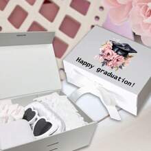 Personalized Magnetic Gift Box - 8.6x6x3.5 Inch Small Empty Cardboard Box For Graduation Gifts, Custom Keepsake Box For Grads, Best Graduation Present Packaging,Multi-Functional,Ornamental,Reusable,Exquisite,Stylish,High-Quality,Colorful,Modern,Custom,Personalized,Unique,Home Refresh,Wedding Essentials