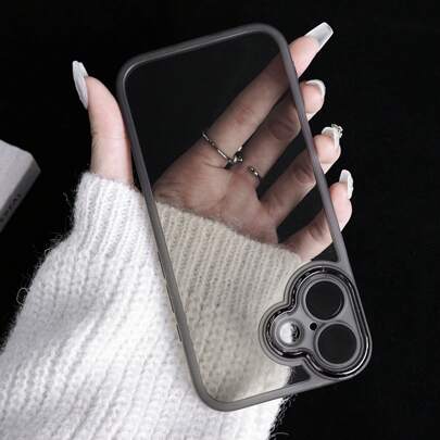1pc Fashionable Phone Case With Lens Protector, Multifunctional And Practical Waterproof Shockproof Anti-Fall Scratch Resistant