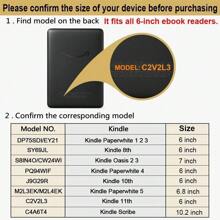 Portable 6 Inch E-Reader Sleeve For Kindle Paperwhite Protective Case Insert Pouch 11th Generation Cover Carrying Bag Shockproof - Multicolor - View 5